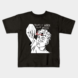 brain worm Kids T-Shirt